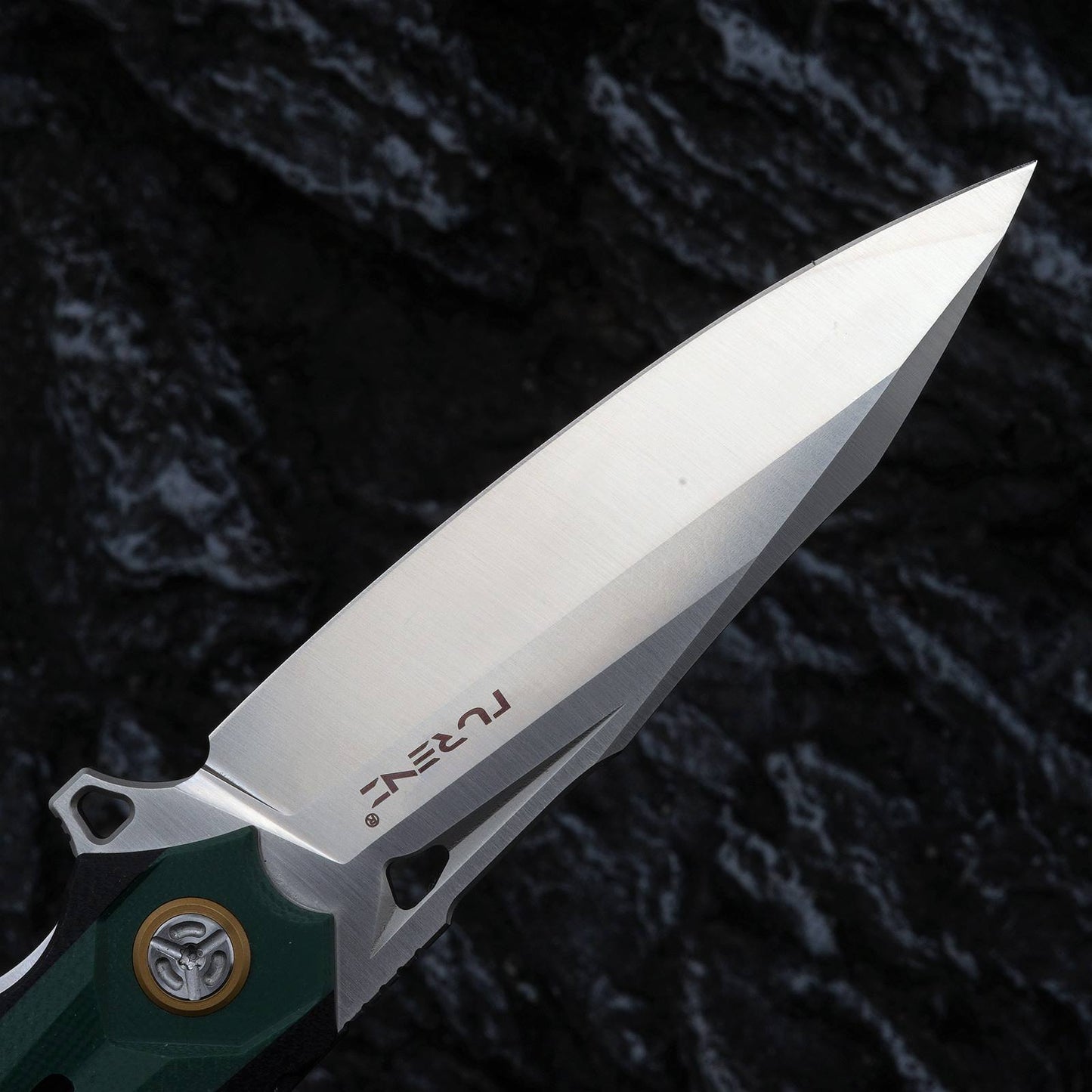 Time Boken 3.7 Inch Outdoors Folding Pocket Knife, VG10 Steel White Blade, G10 Handle